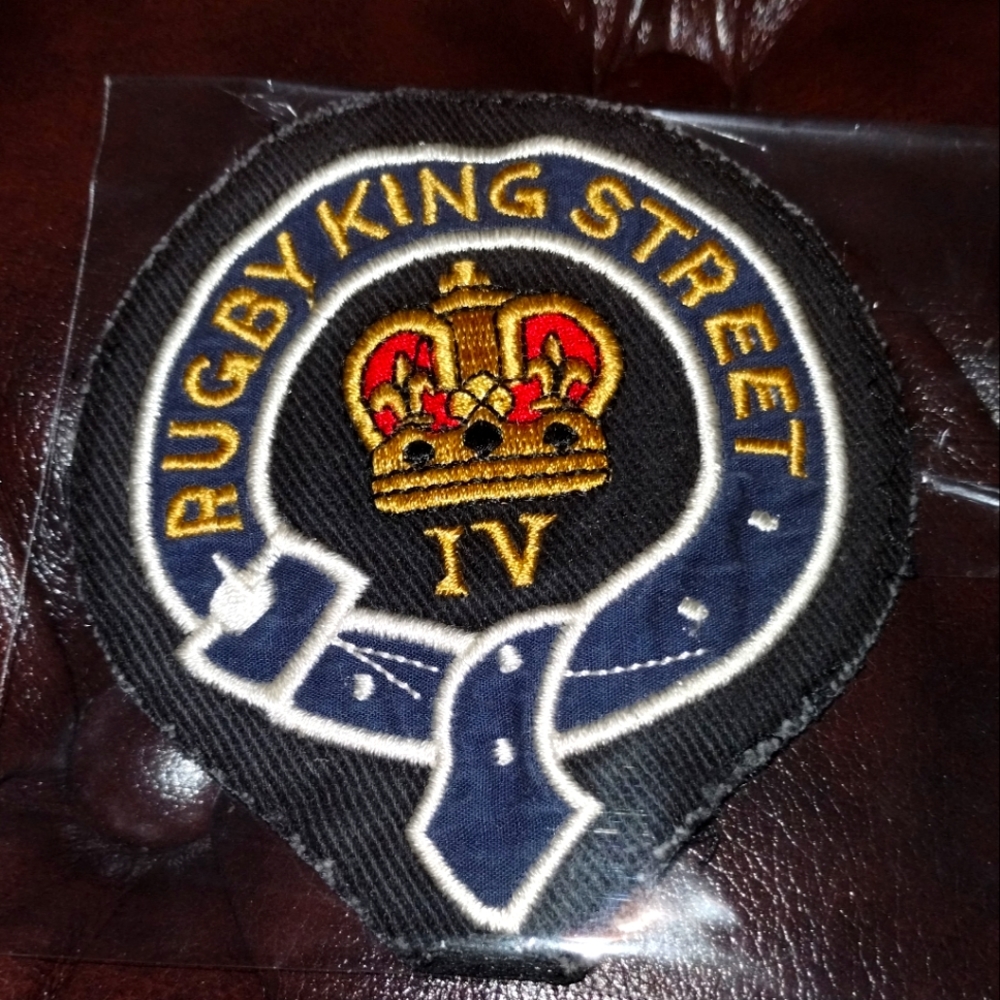 🔥Vtg Rugby Ralph Lauren Rugby patch